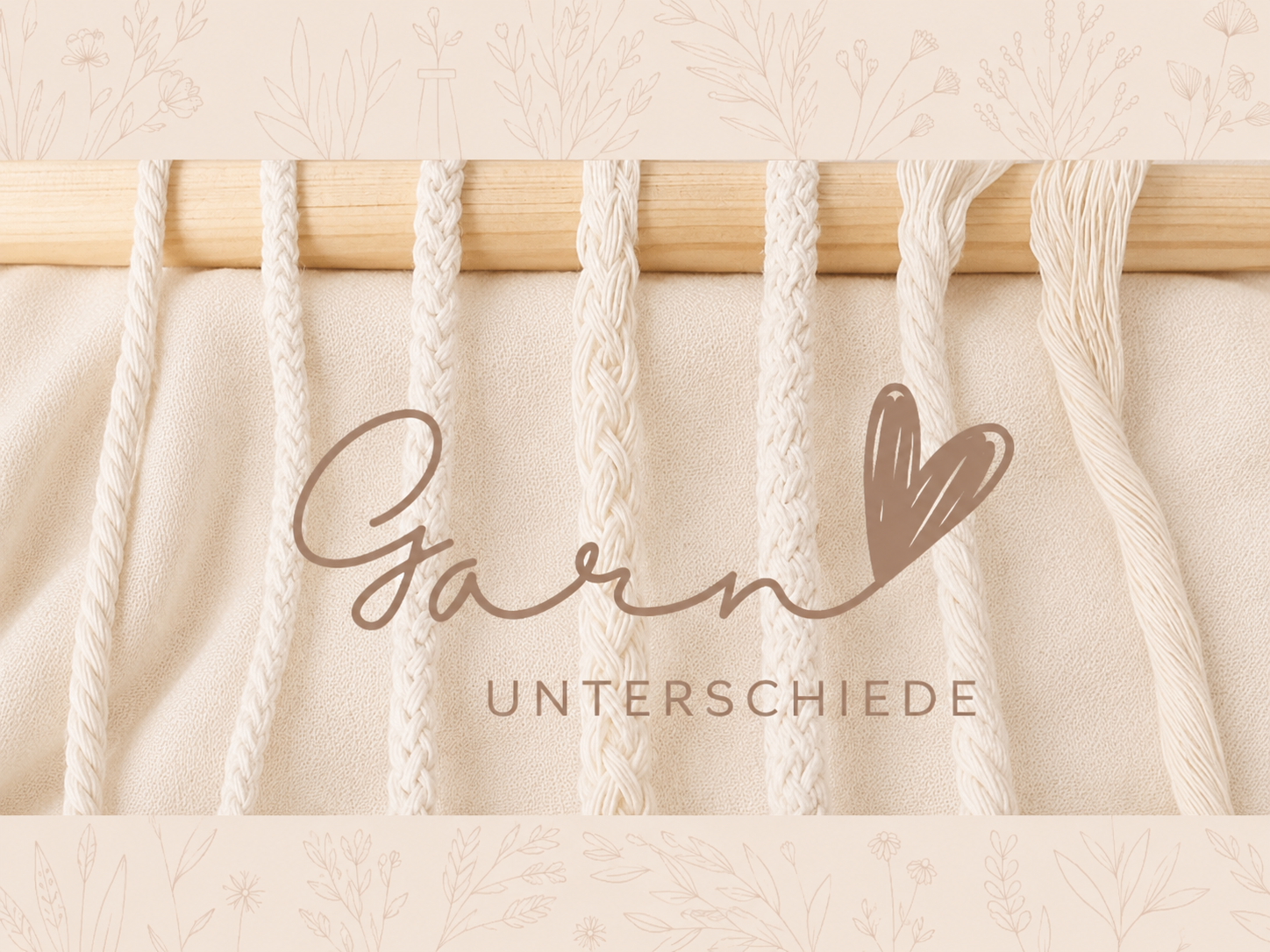 Welches Garn für Makramee? Warum die Garnwahl dein Projekt verändert