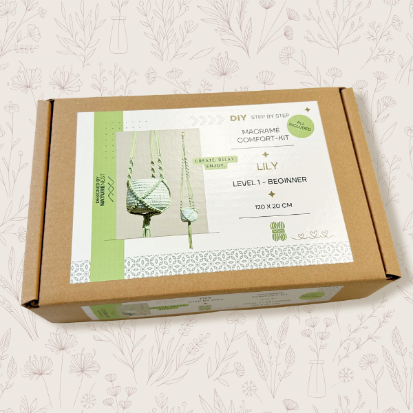 Makramee Step-by-Step DIY-Kit ´Lily´- von NatureNest