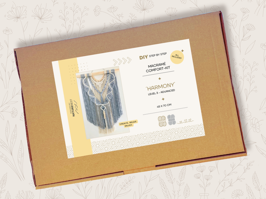 Makramee Wandbehang DIY-Kit ´Harmony´von NatureNest